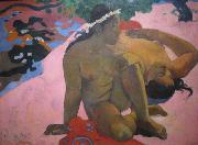 Paul Gauguin What, are you Jealous oil painting on canvas